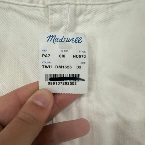 NWT Madewell The Harlow Wide Leg Jean Airy Denim Edition NO670 Size 33 - Picture 9 of 11